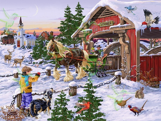  634 Winter Sleighride 