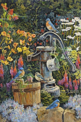  379 Bluebird Waterpump 